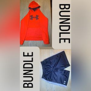 Under Armour Hoodie & Athletic Shorts
